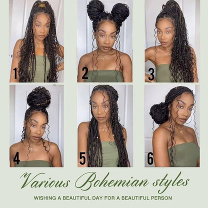 Human Braiding Hair 100G 22 Inch Deep Wave Bulk Human Hair for Braiding Hair 100% Virgin Human Hair Micro No Weft Human Hair Extensions 2Bundles(Natural Black#,22Inch)